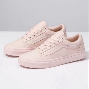 Vans Old Skool Mono Blush Pink Canvas‎ Sneaker